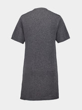 Valentino Garavani Dark Grey Wool Knit Mini Dress