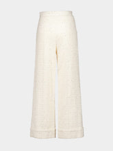 Valentino Garavani Delicate Tweed Wide-Leg Trousers