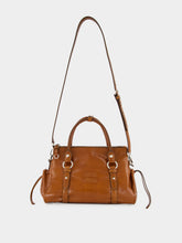 Miu Miu Palisander Shiny Leather Handbag