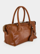 Miu Miu Palissandro Glossy Leather Handbag