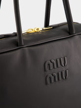 Miu Miu Black Leather Large Beau Bag