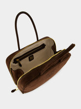 Miu Miu Dark Brown Suede Beau Bag