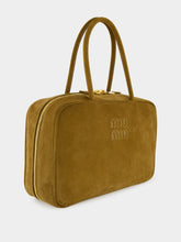 Olive Green Suede Beau Bag