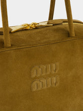 Miu Miu Olive Green Suede Beau Bag
