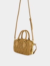 Miu Miu Caramel Arcadie Matelassé Leather Small Bag