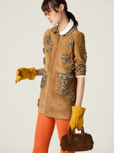 Miu Miu Cocoa Brown Suede Arcadie Top-Handle Bag