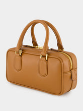 Miu Miu Cognac Brown Arcadie Leather Bag