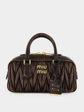 Miu Miu Coffee Arcadie Matelassé Bag