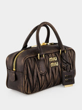 Miu Miu Coffee Arcadie Matelassé Bag