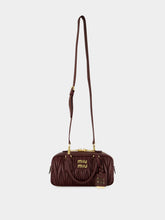 Miu Miu Burgundy Arcadie Matelassé Nappa Bag