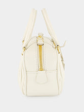 Miu Miu White Arcadie Matelassé Leather Small Bag
