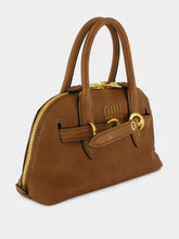 Miu Miu Oak Brown Aventure Leather Small Bag