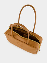 Miu Miu Cognac Medium Leather Top-Handle Bag