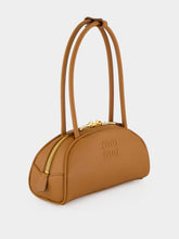 Miu Miu Cognac Brown Beau Small Leather Bag
