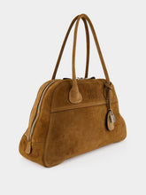 Miu Miu Cocoa Vivant Medium Suede Bag