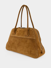 Miu Miu Cocoa Vivant Medium Suede Bag