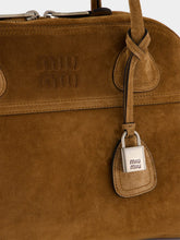 Miu Miu Cocoa Vivant Medium Suede Bag