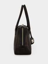 Miu Miu Black Small Vivant Nappa Leather Bowling Bag