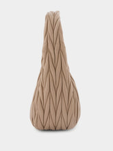 Miu Miu Wander Matelassé Beige Shoulder Bag