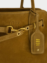 Miu Miu Brown Aventure Suede Shoulder Bag
