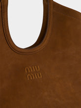 Miu Miu Oak Ivy Nappa Leather Shopping Bag