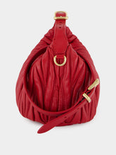 Miu Miu Red Matelassé Nappa Leather Mini Pouch