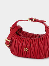 Miu Miu Red Matelassé Nappa Leather Mini Pouch