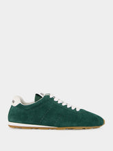 Miu Miu Green Plume Suede Sneakers