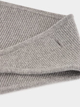 Miu Miu Grey Wool Cashmere Knit Scarf