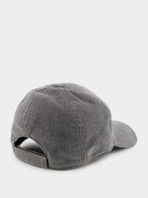Miu Miu Grey Corduroy Baseball Cap