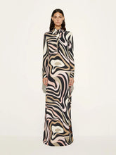 Pucci Marmo Print Long Fitted Dress