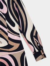 Pucci Marmo Print Long Fitted Dress