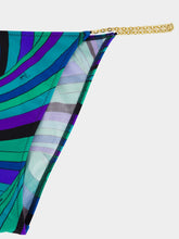 Pucci Emerald Iride Print Chain Bikini Brief