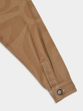 Pucci Marmo Print Canvas Jacket in Taupe