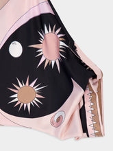 Pucci Stella Print Asymmetric Sleeve Mini Dress