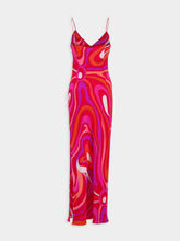 Pucci Marmo Print Silk Maxi Dress