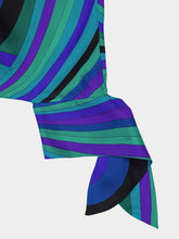 Pucci Emerald Iride Print Silk Kaftan