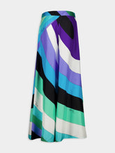Pucci Iride Print Silk Wide-Leg Trousers