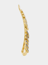 Miu Miu Black Enamel Logo Hair Clip