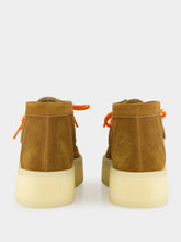 Miu Miu Brown Platform Suede Ankle Boots