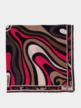 Pucci Marmo Print Silk Wool Pashmina