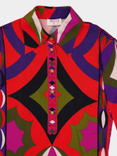 Pucci Jersey Satin Dress with Necklace Print