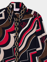 Pucci Istrice Print Long-Sleeved Jersey Shirt