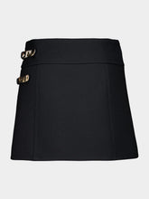 Pucci Black Wool Mini Skirt