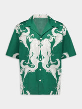 Valentino Garavani Siren Cotton Poplin Bowling Shirt