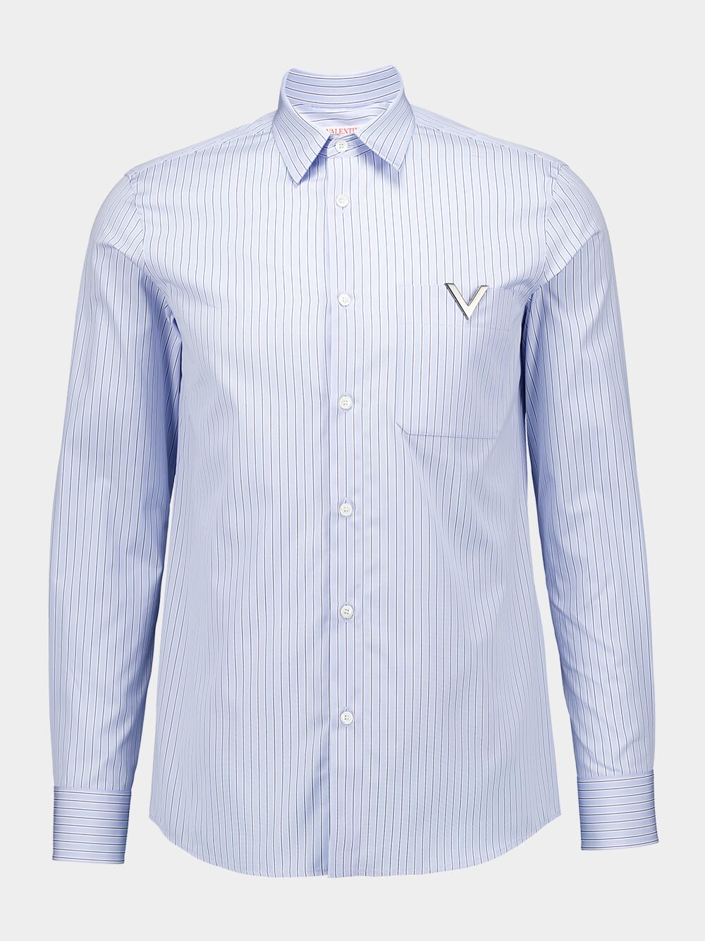 Azure Cotton Poplin Shirt