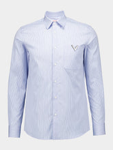 Valentino Garavani Azure Cotton Poplin Shirt