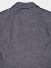 Valentino Garavani Light Grey Linen Neoprene Jacket