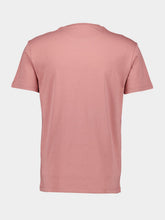 Valentino Garavani Mauve Cotton T-shirt with VLogo Patch