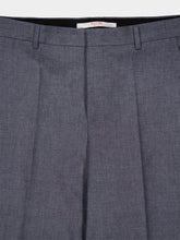 Valentino Garavani Light Grey Linen Trousers